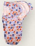 Newborn Baby Swaddle Wrap – Sports Print | Soft Cotton Adjustable Sleeping Sack (0-3 Months)
