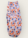 Newborn Baby Swaddle Wrap – Sports Print | Soft Cotton Adjustable Sleeping Sack (0-3 Months)