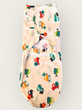 Newborn Baby Swaddle Wrap – Vroom Vroom Vehicle Print | Adjustable Cotton Sleep Sack (0-3 Months)