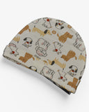 5-Piece Puppy Parade Baby Beanie Set - Autumn Collection (0-9 Months)