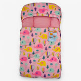 Pink Elephant &amp; Balloon Baby Nest – Soft, Snug &amp; Stylish! 🎀🐘