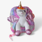 Plush Unicorn Backpack (D9) – A Magical Companion! 🦄🌈