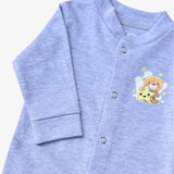 Pack of 3 Full-Sleeve Baby Rompers (E33A)