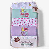 Pack of 5 Full-Sleeve Baby Bodysuits (E35A)