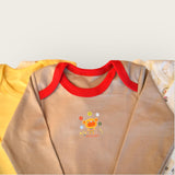 Pack of 5 Full-Sleeve Baby Bodysuits 