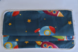 Waterproof Baby Changing Sheet – Soft Cotton Mat with Rocket & Stars Print
