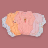 Carter 'scPack of 5 bodysuits (pink elephant)