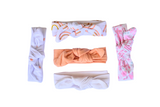 Premium Baby Girl Headbands Set – 5-Pack Soft Cotton Knotted Hairbands by Little Alpaca