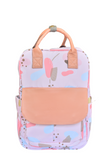 Adorable Pink Diaper Backpack – Waterproof Multi-Compartment Baby Bag with Stroller Straps
