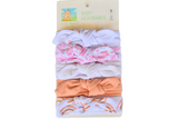 Premium Baby Girl Headbands Set – 5-Pack Soft Cotton Knotted Hairbands by Little Alpaca